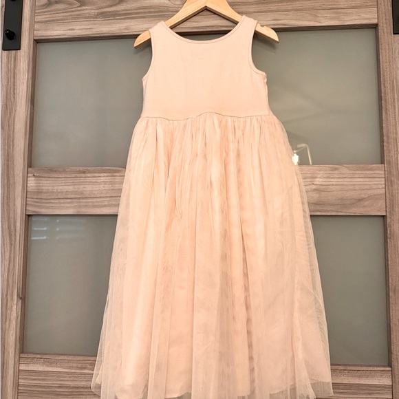 Elegant Blush Pink Floral Kids Dress - Picture 9 of 12